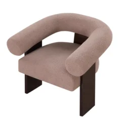 The Curved Wishbone Frame Teddy Velvet Accent Chair-ModernLuxe -ModernLuxe GUEST 0052d551 a09b 47be 8499 ff9311d018c5
