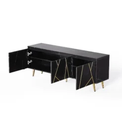 Modern TV Stand For 65" TV With Large Storage, Black - ModernLuxe -ModernLuxe GUEST 00563bdf e25d 4c1c abf9 13ba06e6e9be