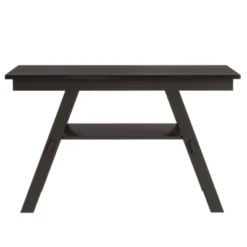 Rustic 6-Piece Wood Counter Height Dining Table Set With Storage Shelf, 4 Chairs And Bench-ModernLuxe -ModernLuxe GUEST 00ad7485 3869 4761 82c2 917c372d51d6