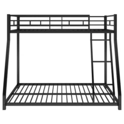 Twin Over Full Metal Floor Bunk Bed With Ladder-ModernLuxe -ModernLuxe GUEST 0157f5d8 cf61 48f4 80e6 ef1305bf2fd0