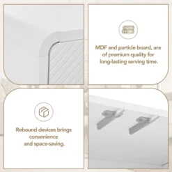 Minimalist Style 60" Sideboard With 4 Doors And Rebound Device For Living Room And Entryway-ModernLuxe 20 Minimalist Style 60" Sideboard With 4 Doors And Rebound Device For Living Room And Entryway-ModernLuxe -ModernLuxe GUEST 0538cf31 4041 4743 80d0 283f48d5bad1