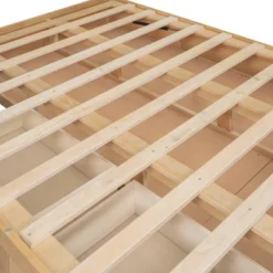 Wood Platform Bed With Underneath Storage And 2 Drawers-ModernLuxe -ModernLuxe GUEST 05efe145 a595 4432 aa99 c0fdc5a0f3c6