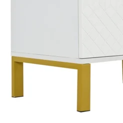 23.7" Freestanding Tipping Shoe Cabinet With Adjustable Shelves - ModernLuxe -ModernLuxe GUEST 06fff0b2 9ca0 4db0 9228 8ff14d9c9595