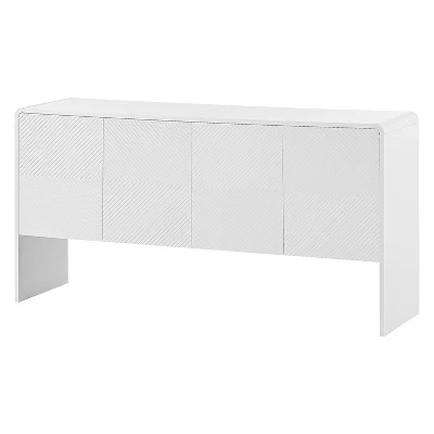 Minimalist Style 60" Sideboard With 4 Doors And Rebound Device For Living Room And Entryway-ModernLuxe 10 Minimalist Style 60" Sideboard With 4 Doors And Rebound Device For Living Room And Entryway-ModernLuxe - Image 8