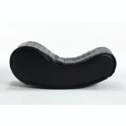 Modern Faux Leather Curved Rocking Chaise Lounge - ModernLuxe -ModernLuxe GUEST 0d1456cf 28ee 4f5f 89d3 85b2661287d4