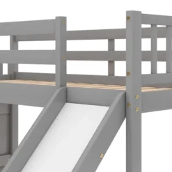 Twin Over Twin Bunk Bed With Convertible Slide And Stairway-ModernLuxe -ModernLuxe GUEST 0e3140f9 a8b0 4a5e a06f 04c3ad82d034
