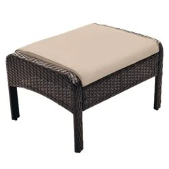 6 PCS Patio PE Rattan Conversation Set, Outdoor Wicker Sectional Sofa With Removable Cushions And Tempered Glass Table-ModernLuxe -ModernLuxe GUEST 0eb5f978 a315 46f3 8f0c dd1e3e44f582