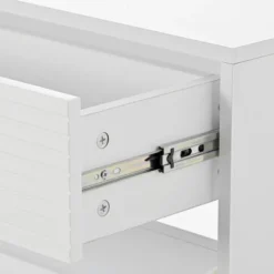 39" Modern Freestanding Shoe Cabinet With 2 Flap Drawers And 1 Slide Drawer - ModernLuxe -ModernLuxe GUEST 115b9cd2 dfa3 4da6 8b19 9408c21ad20a