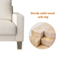 75" Modern Living Room Furniture Fabric Sofa - ModernLuxe -ModernLuxe GUEST 1345e9d0 04f9 4793 9531 fcf8b3cd4071