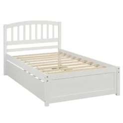 Twin Size Platform Bed Wood Bed Frame With Trundle-ModernLuxe -ModernLuxe GUEST 14b5168c 066c 401f 93f7 7f2267a12ac2