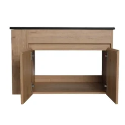 30" Bathroom Vanity With White Ceramic Basin And Adjustable Open Shelf - ModernLuxe -ModernLuxe GUEST 165a4e0b 1e03 424d ba8b 45f82cb0a5f1