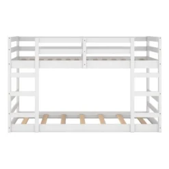 Twin Over Twin Bunk Bed With Ladder-ModernLuxe -ModernLuxe GUEST 19eb7abe 8870 4d86 a13e c43cf78ba6f7