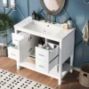 36" White Modern Bathroom Vanity With USB, 3 Drawers, 1 Door And Single Sink - ModernLuxe -ModernLuxe GUEST 1a443e28 3623 42ae a451 528a3295c21c