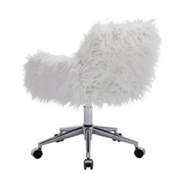 Modern Faux Fur Home Office Chair, Swivel Fluffy Vanity Chair-ModernLuxe -ModernLuxe GUEST 1b410dff 3d4a 4a6a abe8 93da62b540cf
