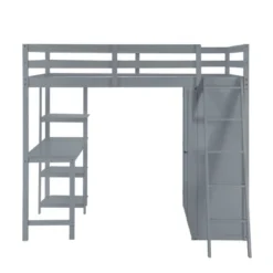 Full/ Twin Size Loft Bed With Wardrobe, Desk And Shelves-ModernLuxe -ModernLuxe GUEST 1cf2fc00 7131 4977 89ce 4e2ef784068b