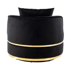 360 Degree Swivel Accent Chair, Velvet Upholstered Barrel Chair With Cushion-ModernLuxe -ModernLuxe GUEST 1d5aa665 12b3 47a4 b140 31388166113a