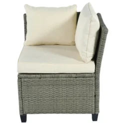 5-Piece Outdoor Conversation Set With Coffee Table, Cushions And Single Chair-ModernLuxe -ModernLuxe GUEST 1d7488b5 de49 4aca a77d 9807cfafba8f