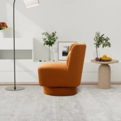 20.6" Modern Comfortable 360 Degree Swivel Accent Chair - ModernLuxe -ModernLuxe GUEST 1da7a1ff 132e 4291 9c4d 6ed48f7121a5