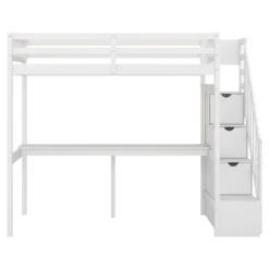 Twin Size Loft Bed With Storage Staircase And Built-in Desk-ModernLuxe 14 Twin Size Loft Bed With Storage Staircase And Built-in Desk-ModernLuxe -ModernLuxe GUEST 202eeca1 76d1 4d51 ad39 ae146adcd074