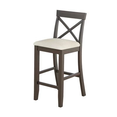 Farmhouse 48" 3-Piece Rectangular Wood Bar Height Dining Set-ModernLuxe 10 Farmhouse 48" 3-Piece Rectangular Wood Bar Height Dining Set-ModernLuxe - Image 8