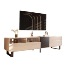 70.9" Contemporary TV Stand With 2 Drawers And 2 Doors - ModernLuxe -ModernLuxe GUEST 21bccc02 1e52 4209 9b83 089f2d9c7941