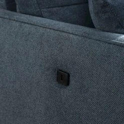 Loveseat In Waterproof Fabric With USB Charging Port And 2 Pillows - ModernLuxe -ModernLuxe GUEST 21e599cb c1ae 4d25 9814 9f1e18ad38cf