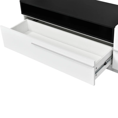 Two-Tone Design TV Stand For TVs Up To 70" - ModernLuxe 9 Two-Tone Design TV Stand For TVs Up To 70" - ModernLuxe - Image 7