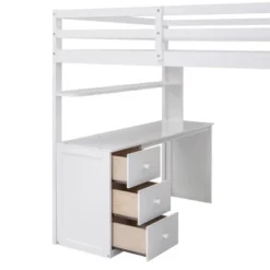 Full Size Loft Bed With Drawers, Desk And Wardrobe - ModernLuxe -ModernLuxe GUEST 2326c49d 7b21 4ee2 af87 972442968de1