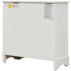 Modernluxe Dining Room/Living Room Storage Cabinet With Two Drawers And Four Classic Rattan Basket-Rustic -ModernLuxe GUEST 2450570e 9a43 4722 bdfc c2042c6dc71e