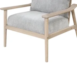 Retro Accent Chair With Solid Wood Frame And Vertical Slatted Back-ModernLuxe -ModernLuxe GUEST 2475b183 a3b2 451b 8f45 36388a9c4d56