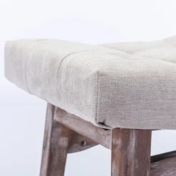 Set Of 2 Counter Height Bar Stools With Wooden Legs - ModernLuxe -ModernLuxe GUEST 24f49d3b 13f7 4883 9078 bf209f1ced1c