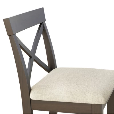 Farmhouse 48" 3-Piece Rectangular Wood Bar Height Dining Set-ModernLuxe 11 Farmhouse 48" 3-Piece Rectangular Wood Bar Height Dining Set-ModernLuxe - Image 9