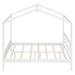 Full Size Wood House Bed Frame With Storage Space-ModernLuxe -ModernLuxe GUEST 2661953a 880a 4dd9 9f9d c1e802dd1155