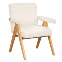 Set Of 2 Modern Upholstered Armchair With Solid Wood Frame, Accent Chair With Arm Pads-ModernLuxe -ModernLuxe GUEST 271750a8 3d50 4b8c aba3 fd9cd8c29cc3