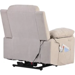 Electric Lift Recliner With Adjustable Massage, Heating Function, Infinity Positions And Side Pockets - ModernLuxe -ModernLuxe GUEST 2898d546 f123 4c7a 86e4 e398469a1645