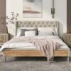 Queen Size Upholstered Wood Platform Bed-ModernLuxe -ModernLuxe GUEST 2947bb74 96b7 4cf6 b76b 93abb4f36537