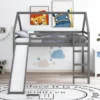 Full Size House Shape Loft Bed With Slides - ModernLuxe 2 Full Size House Shape Loft Bed With Slides - ModernLuxe -ModernLuxe GUEST 2a662356 2d7a 48c7 9cb3 275aaffeb13b