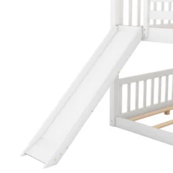 Wood Bunk Bed With Convertible Slide And Ladder-ModernLuxe -ModernLuxe GUEST 2d3ffb83 b931 468b 9288 59a4ee67c07f