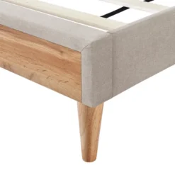 Queen Size Upholstered Wood Platform Bed-ModernLuxe -ModernLuxe GUEST 2f2e1c7e 96a9 4591 9d50 a44447efa83c