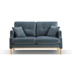 Loveseat In Waterproof Fabric With USB Charging Port And 2 Pillows - ModernLuxe -ModernLuxe GUEST 309760b7 f9fa 4790 9ea9 fb08b111b2eb