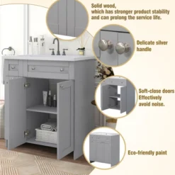 30" Bathroom Vanity With Undermount Sink - ModernLuxe -ModernLuxe GUEST 30b266af dd6c 4099 96f0 08d345ad416e