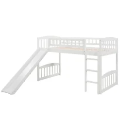 Twin Size Loft Bed With Slide And Ladder - ModernLuxe -ModernLuxe GUEST 30d31ed0 9b6d 4173 ac39 4480715a070f