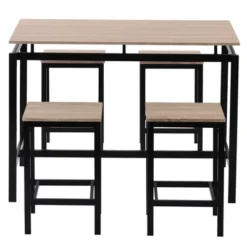 Modernluxe 5-Piece Kitchen Counter Height Table Set With 4 Chairs-Industrial 15 Modernluxe 5-Piece Kitchen Counter Height Table Set With 4 Chairs-Industrial -ModernLuxe GUEST 32f2cd1e 5564 4f08 8335 751171d8bf37