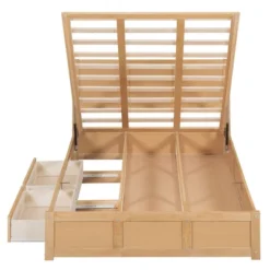 Wood Platform Bed With Underneath Storage And 2 Drawers-ModernLuxe -ModernLuxe GUEST 335927f6 a685 4828 b3c0 205a675e0b4a