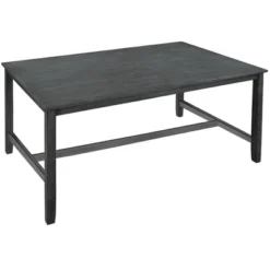 6-Piece Farmhouse Rustic Wooden Dining Table Set With 4 Chairs And Bench, Antique Gray - ModernLuxe -ModernLuxe GUEST 33c5c862 0fec 483c 973b 83084e1b61db