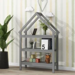 Twin Size House Shape Floor Bed With 2 Detachable Stands - ModernLuxe -ModernLuxe GUEST 354c0e7a c01a 4d07 a6fc 637ea4df19b9