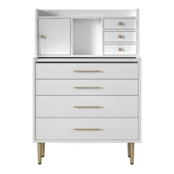 Vanity Makeup Table With Mirror, Storage Dresser With 7 Drawers-ModernLuxe -ModernLuxe GUEST 35ddd5f4 72cb 456f 9c9d 97e9711ae56c