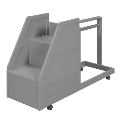 Full Size Functional Loft Bed With Cabinets And Drawers, Hanging Clothes At The Back Of The Staircase-ModernLuxe 10 Full Size Functional Loft Bed With Cabinets And Drawers, Hanging Clothes At The Back Of The Staircase-ModernLuxe - Image 8