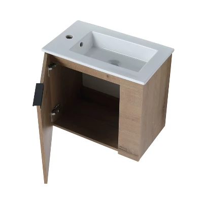 22" Bathroom Vanity With Sink, Soft Close Door And Floating Mount Design - ModernLuxe 6 22" Bathroom Vanity With Sink, Soft Close Door And Floating Mount Design - ModernLuxe - Image 4