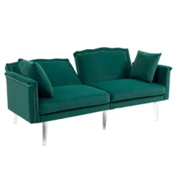 Modern Velvet Upholstered Loveseats Sofa With 2 Pillows-ModernLuxe 20 Modern Velvet Upholstered Loveseats Sofa With 2 Pillows-ModernLuxe -ModernLuxe GUEST 36bc8d3b b9c7 47a3 8460 e15c4baf56c7